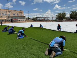 La Namibie a installé le premier terrain synthétique homologué World Rugby d'Afrique.