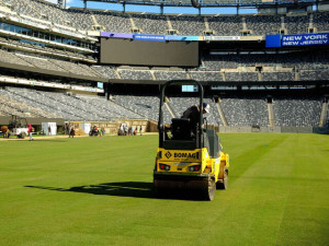 Nouvelle pelouse au MetLife Stadium pour la Coupe du Monde 2026.
